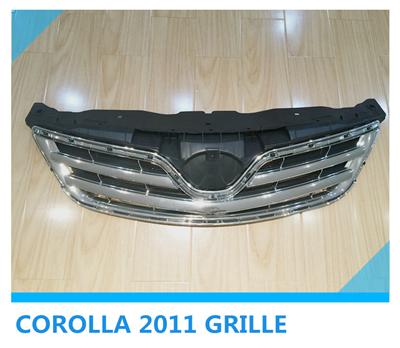 2011oem 53100-02390 corolla accessories car chrome front grille for corolla