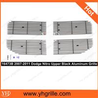 Hot sale 2007-2011 Dodge Nitro Upper Black auto front Aluminum Billet Grills price