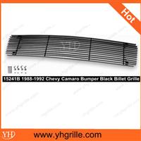 Supply Car parts Black Billet Bumper Grille for Chevy Camaro auto 1988-1992