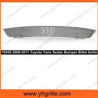 Fits 2009-2011 Toyota Yaris Sedan Bumper Billet Grille