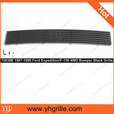 Supply Black Aluminum Bumper Billet Grille for Ford Expedition/F-150 4WD 1997-1998