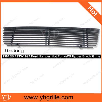 custom Upper Black auto Billet Ranger Grille for Ford Not For 4WD 1993-1997