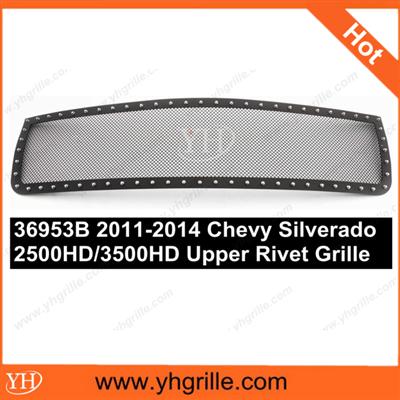 Hot sale Chevy body parts stainless auto grills for Silverado 2500HD