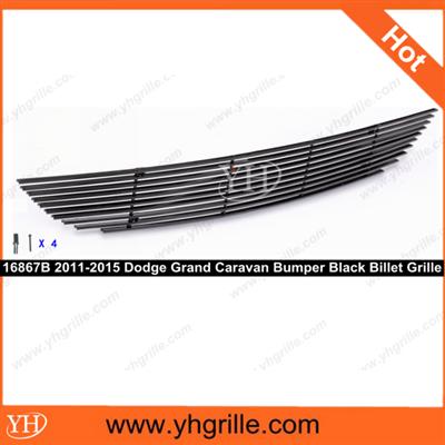 Custom-made Black Aluminum Billet Bumper front Grille price for Dodge Grand Caravan 2011-2015