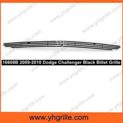 For 2009-2010 Dodge Challenger Bumper Black auto Billet Grille /car grille for dodge