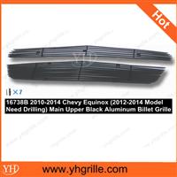 Auto parts 2010-2014 Chevy Equinox (2012-2014 Model Need Drilling) Upper Black front Grille