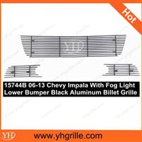 made by shanxi yinghui company , Hot sale 2006-2013 Chevy Impala With Fog Light Black auto front Bumper Grille