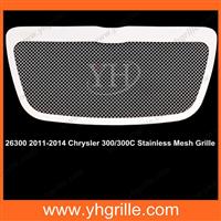 Auto accessories Chrome Stainless Mesh Car Grill for Chrysler 300/300C 2011-2014