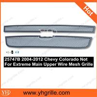 Car parts 2004-2012 Chevy Colorado Not For Extreme Upper Black Powder Coated Mesh grille