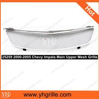 Auto accessories 2000-2005 Chevy Impala Upper stainless car Mesh chrome Grille