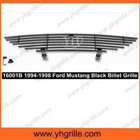 Black Aluminum decoration car grille for 1994-1998 Ford Mustang
