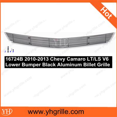 Car parts 2010-2013 Chevy Camaro LT V6/LS V6 Black Powder Coated Bumper Grille