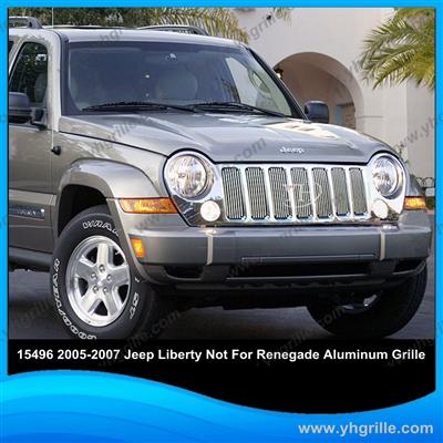 Hot sale car Aluminum front Jeep grille for Liberty Not For Renegade 2005-2007