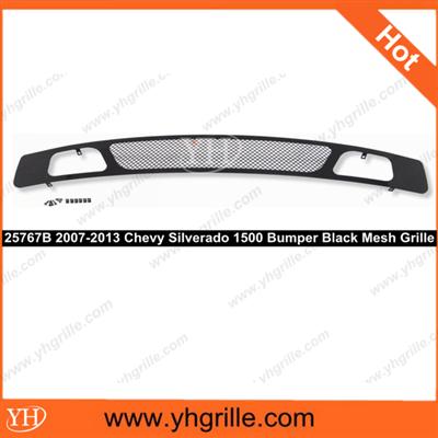 Hot sale 2007-2013 Chevy Silverado 1500 Black Mesh car bumper Grille