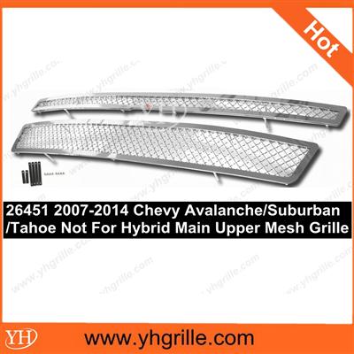 Auto parts 2007-2014 Chevy Tahoe/Suburban/Avalanche Chrome Mesh Grille for sale