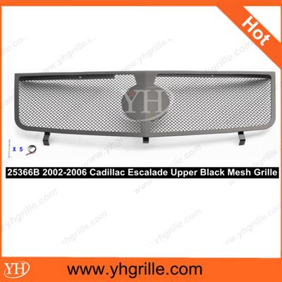 Auto parts 2002-2006 Cadillac Escalade Main Upper Black car front Wire Mesh grille