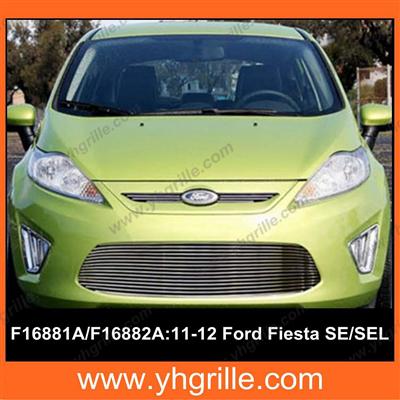 For 2011-2013 Ford Fiest Hatchback Bumper Aluminum Billet Grille / car grille for ford