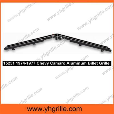 Auto car parts Chevy Camaro 1974-1977 Aluminum Billet front Bumper Grille