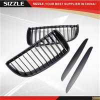 Matt Black Kidney Front Grilles Grill For E90 3 Series 2005-2007 LH+RH pair set