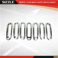 ABS Chrome Front Grille Trim For Jeep Wrangler 2007-2014