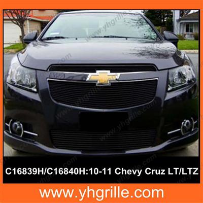 Fits 2011-2014 Chevy Cruze Black Billet Grille