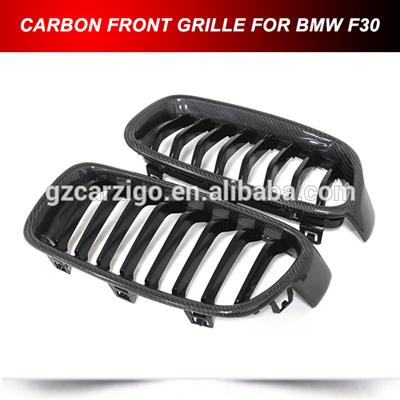 AUTO CARBON FRONT GRILLE FOR BMW F30 KIDNEY GRILLE