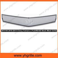 Fits 2010-2013 Chevy Camaro LT/LS/RS/SS Stainless Steel Black Mesh Grille Grill