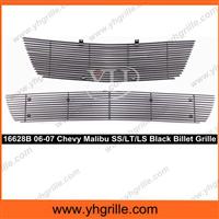 Black Color Main Upper + Lower Bumper Auto Front Grille Chevrolet