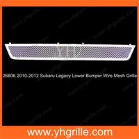 For 2010-2012 Legacy Bumper Stainless Steel Wire Mesh car Grille