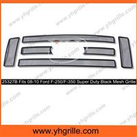 Custom steel mesh auto grill for Ford F-250 Not For FX4 4WD/Harley Davidson 2008-2010 car