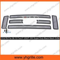Auto parts Stainless Steel Black front Mesh Grille for F-250/F-350 Super Duty 2008-2010 car