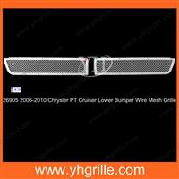 1.8mm Wire Mesh auto chrome front bumper grills Compatible with Chrysler PT Cruiser