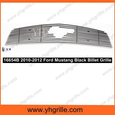 With Logo Show V6 Main Upper Front Bumper Grille for Ford Mustang