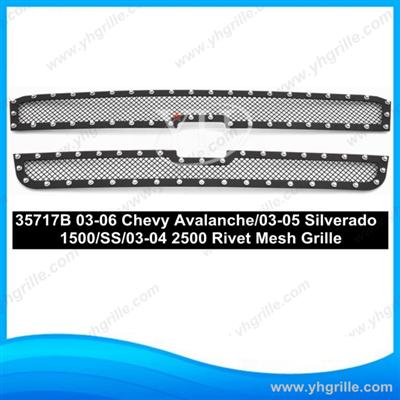 Supply car parts front mesh grille for Chevy Avalanche 1500/2500 2003-2006