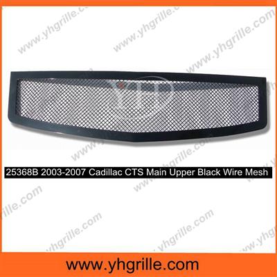 Fits 03-07 Cadillac CTS Black Auto Mesh Grille