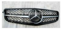 Front grille for Mercedes Benz W204/AMG/C63 2012 all black front grille