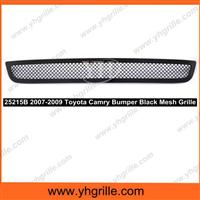 Black Stainless Bumper Mesh Grille for 2007-2009 Toyota Camry Not For SE