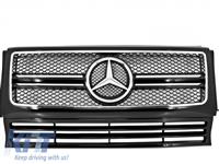 Front Grille W463 G-Class (1990-2012) New G65 AMG Look Piano Black Edition