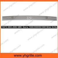 Car Aluminum Bumper Billet Grille For GMC Sierra 1500/2500HD/3500 2003-2006