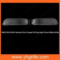 Factory price car front grille for Honda Civic Si Fog light Cover 2012
