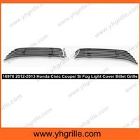 Aluminum auto fog light front grille for Honda Coupe/Si 2012-2013
