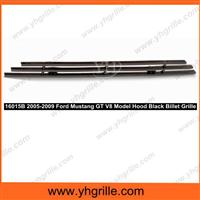 Black Aluminum car Grille for Ford Mustang GT V8 Hood Scoop 2005-2009