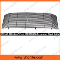 Black Upper Car front grills for 2005-2007 Ford F-250/350/450/Excursion
