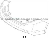 REAR BUMPER FOR KIA OPTIMA 2011-2013 BODY PARTS OEM 866112T000