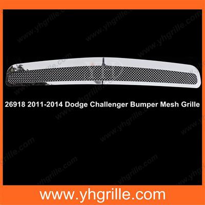 2011-2014 Dodge Challenger Stainless Steel Mesh Bumper Grille