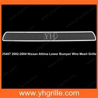 Auto Bumper Stainless Steel mesh Chrome front Grills compatible with N.issan Altima 2002-2004