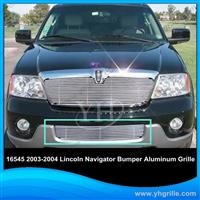 Car accessories horizontal Billet style auto front bumper grille for Lincoln Navigator 2003-2004