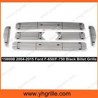 2004-2015 Ford F-650/Ford F-750 Upper Black Aluminum Grille For Auto