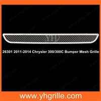Bumper Chrome Mesh Front Grille for Chrysler 300/300C (Not For SRT8) 2011-2014