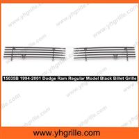 1994-2001 Dodge Ram Bumper Black Aluminum Auto Front Grills